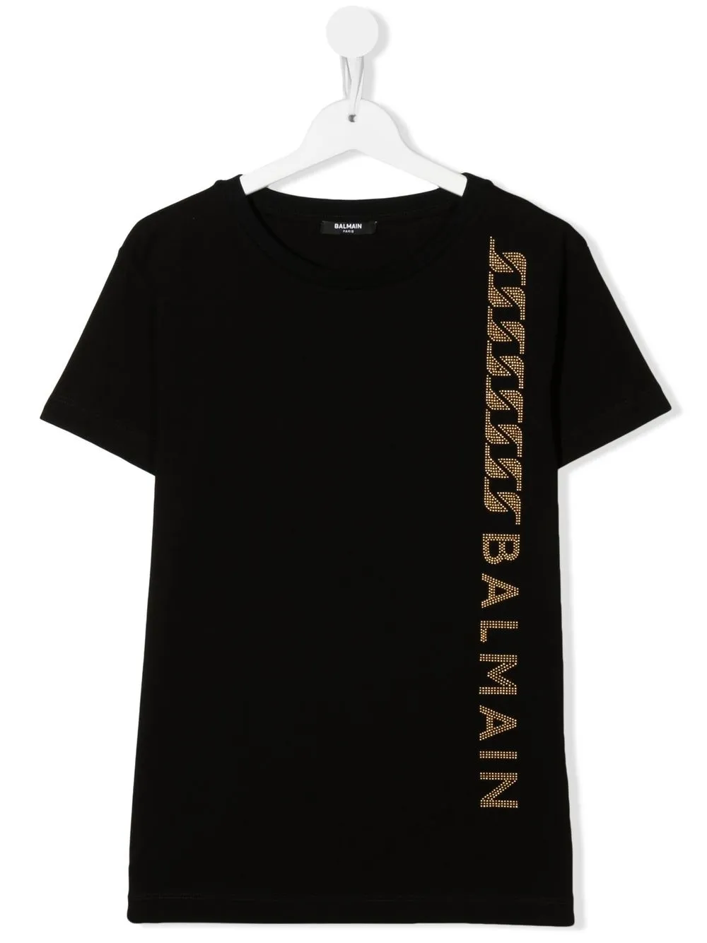 

Balmain Kids playera con logo estampado - Negro