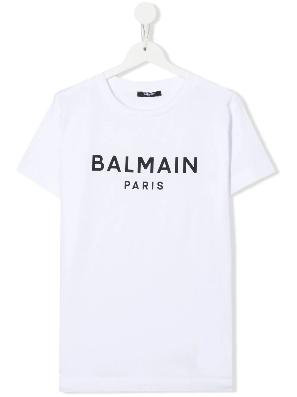 

Balmain Kids playera con logo estampado - Blanco