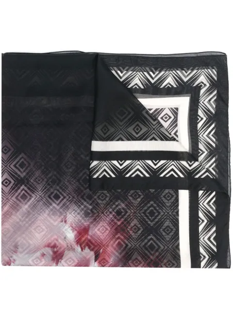 Alberta Ferretti foulard en soie à motif géométrique