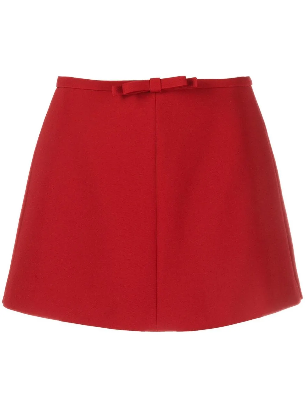 

RED Valentino skorts mini con detalle de moño - Rojo