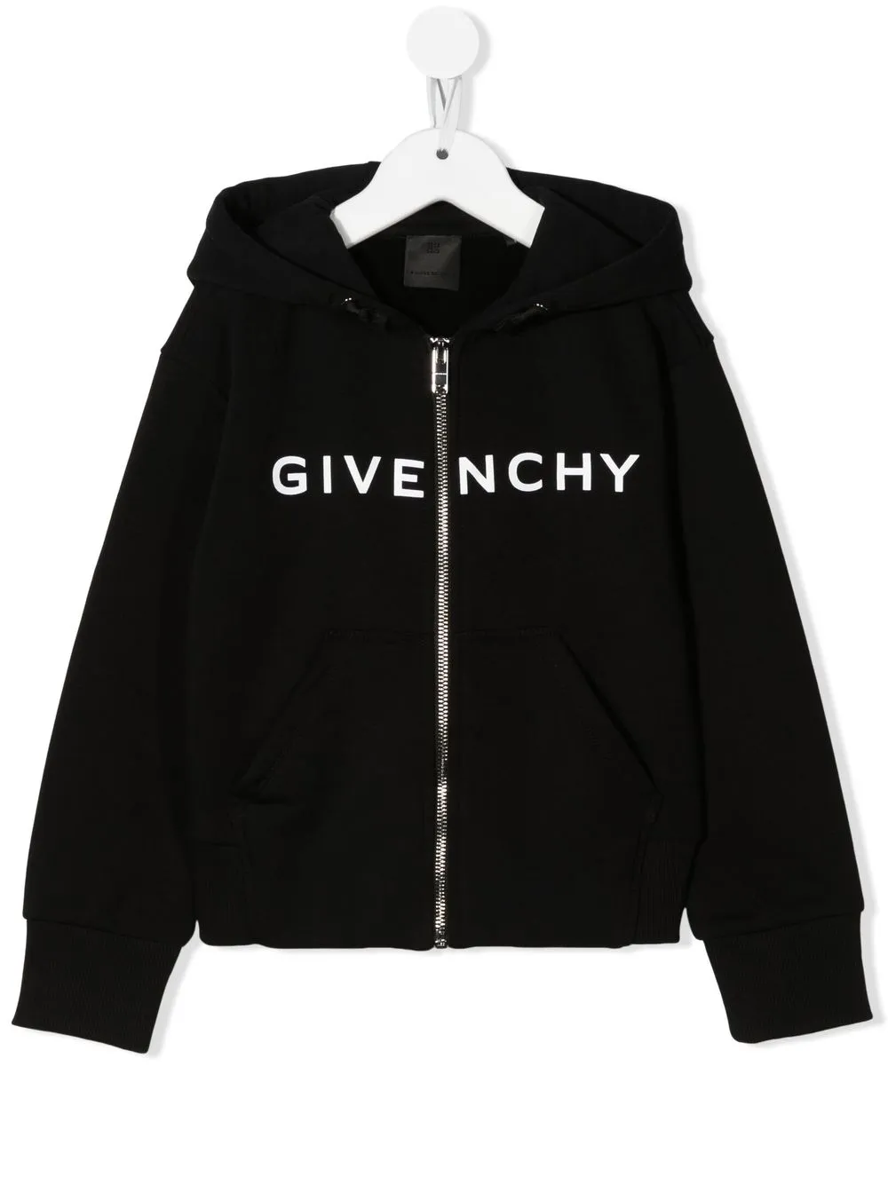 

Givenchy Kids hoodie con logo estampado - Negro