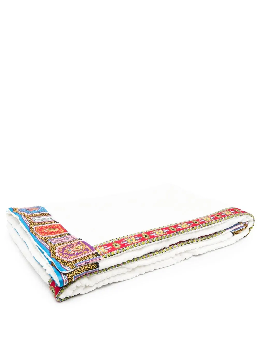 

ETRO HOME contrast-border bath towel - White