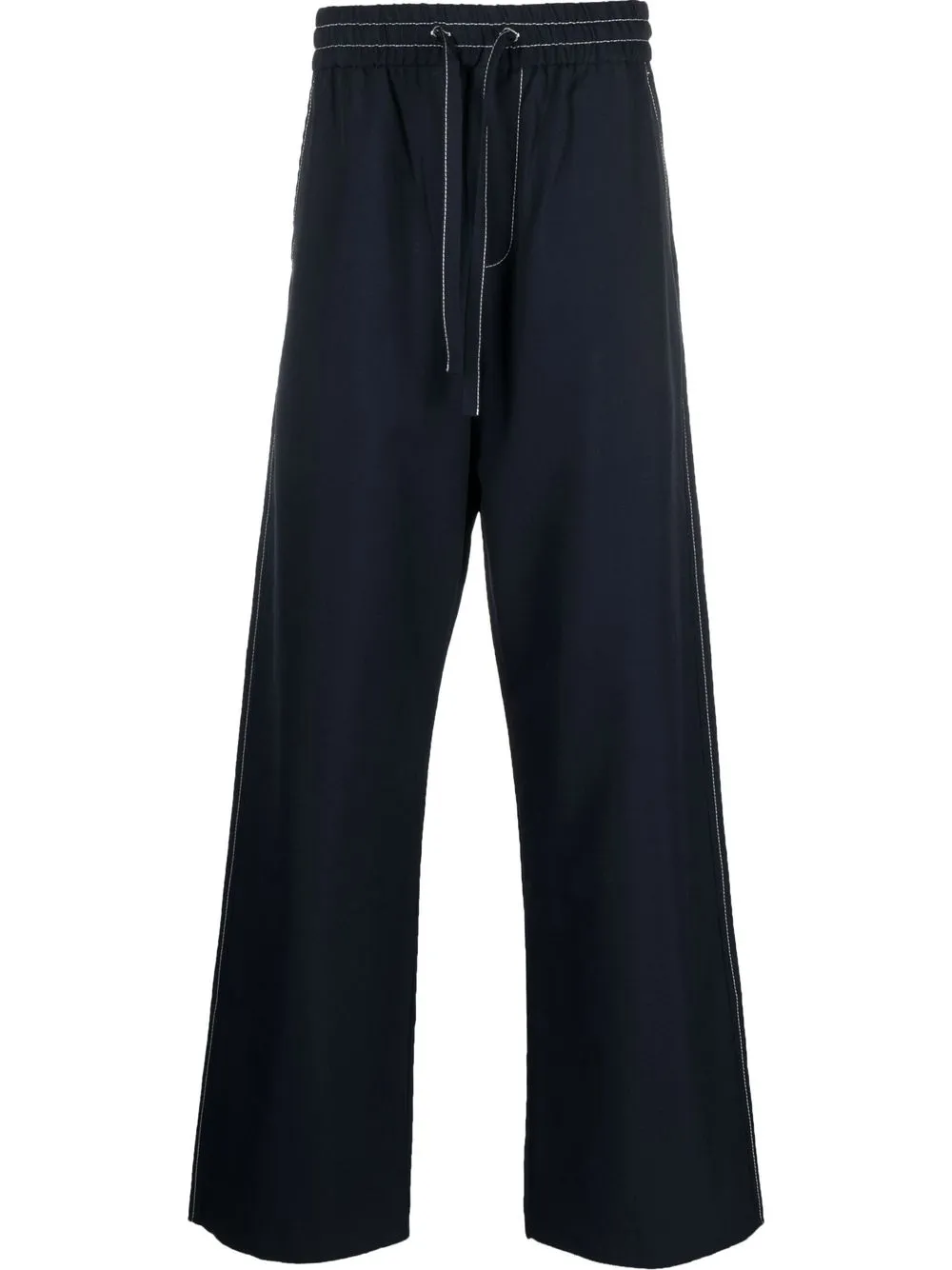 

Sunnei wide-leg drawstring trousers - Blue