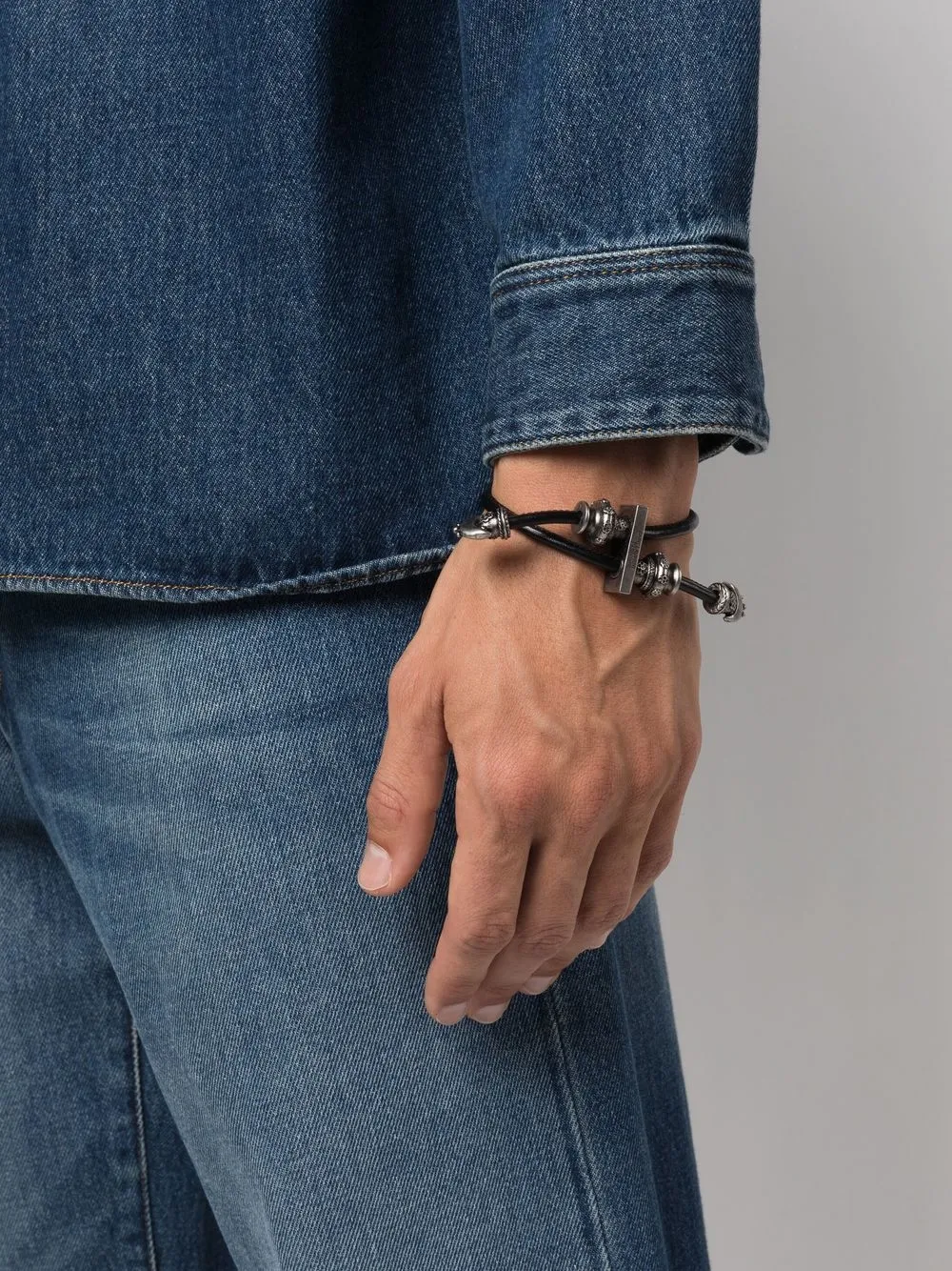 Saint Laurent You And Me Victorian leather bracelet | Image 2