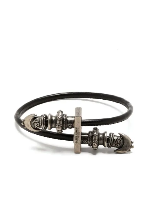 Saint Laurent You And Me Victorian leather bracelet 