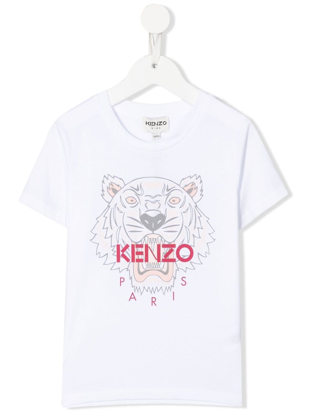 

Kenzo Kids playera manga corta con estampado Tigre - Blanco