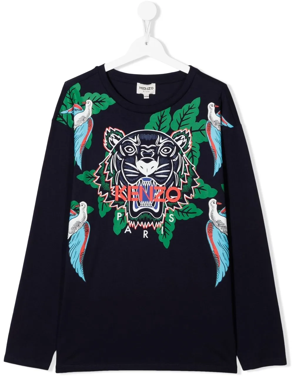 

Kenzo Kids playera con motivo Tigre - Azul