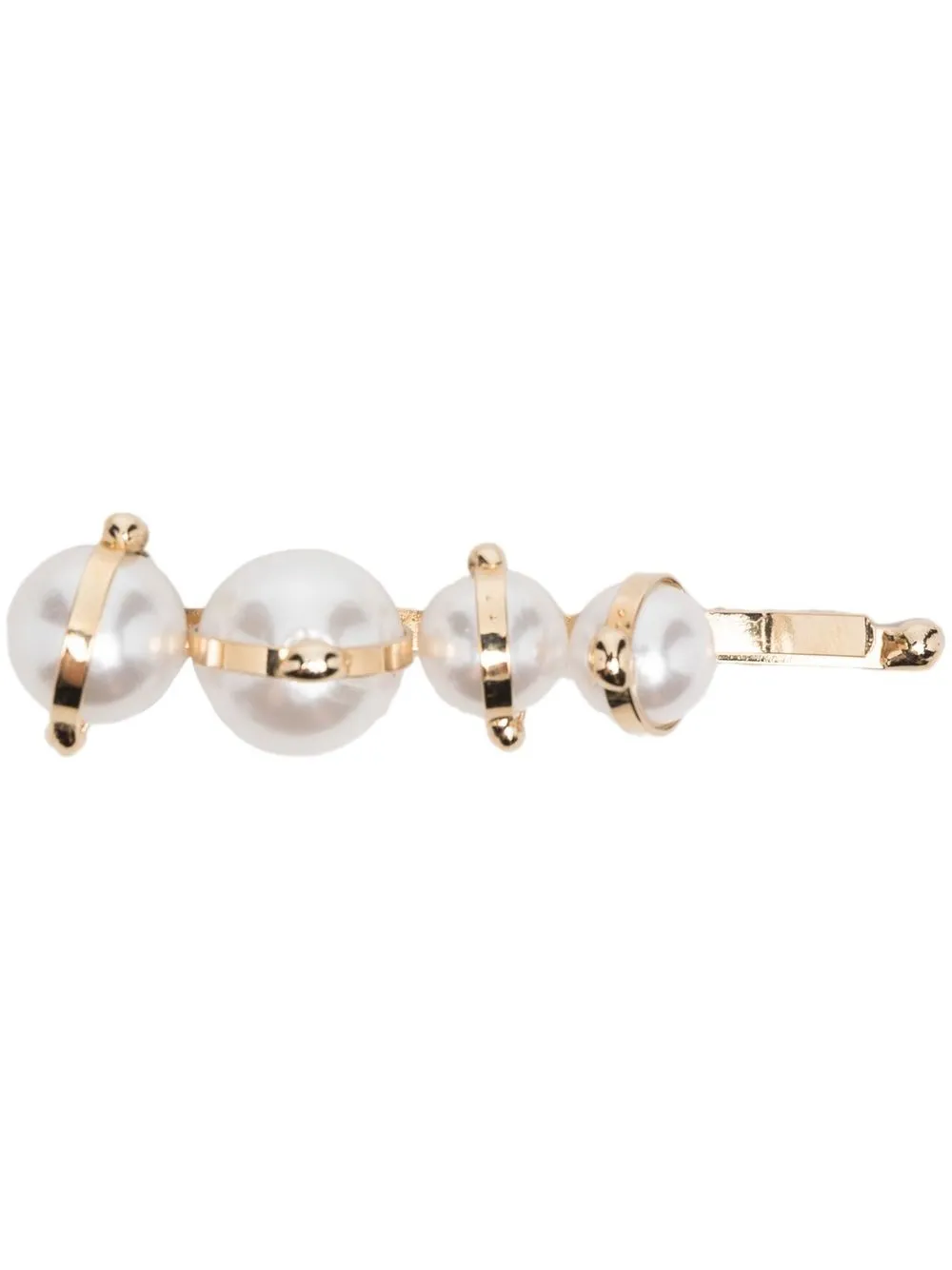 

Rosantica pasador de cabello con detalle de perlas - Dorado