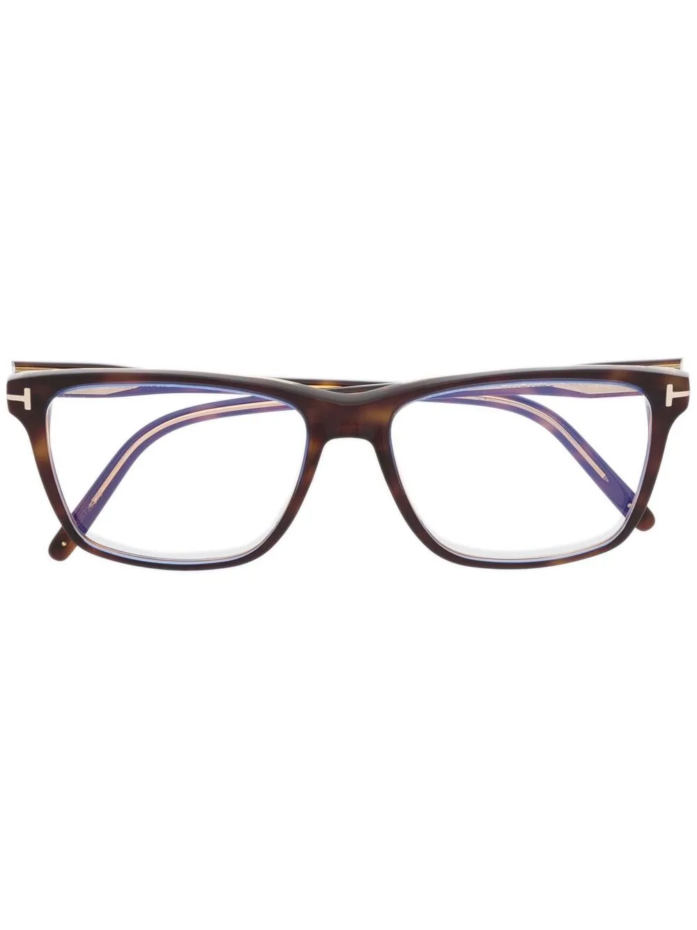 

TOM FORD Eyewear lentes con armazón wayfarer - Marrón