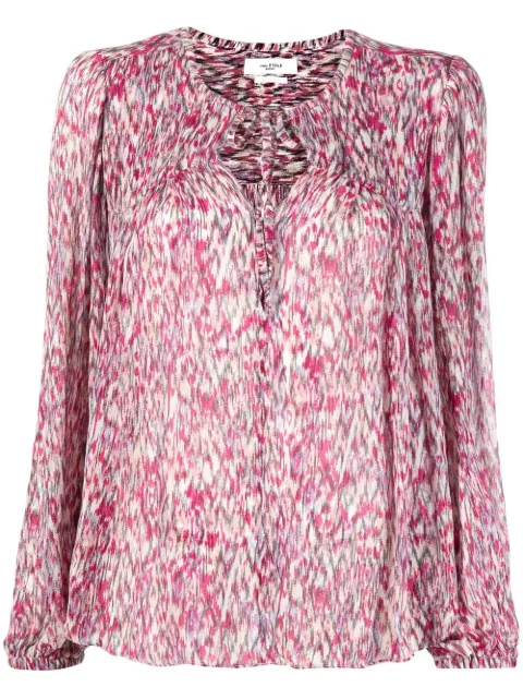 MARANT ÉTOILE blusa con estampado abstracto