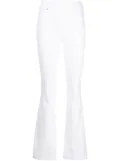 SPANX high-waist skinny flared jeans - White