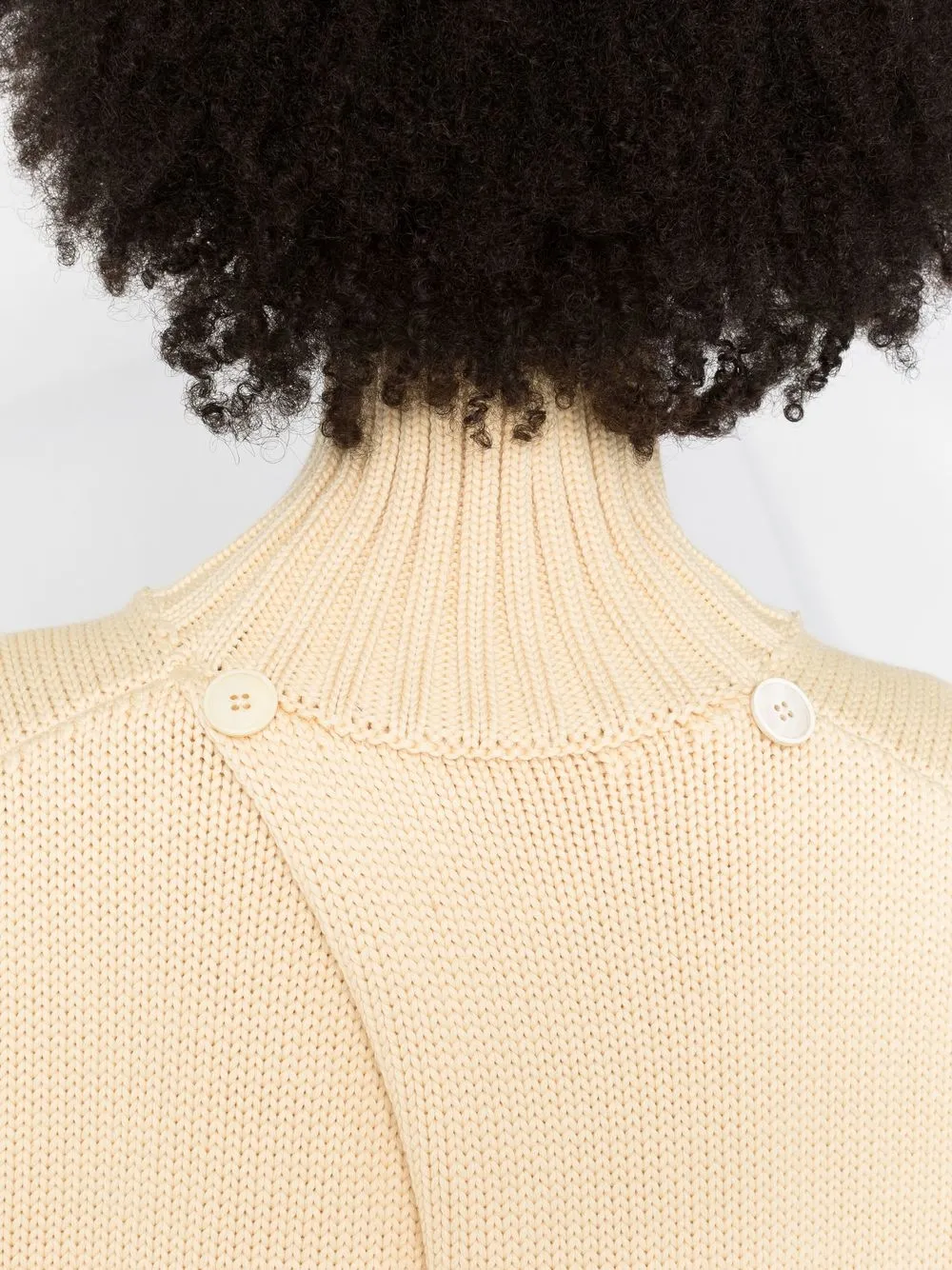  Jil Sander Pullover Mit Stehkragen   Nude 