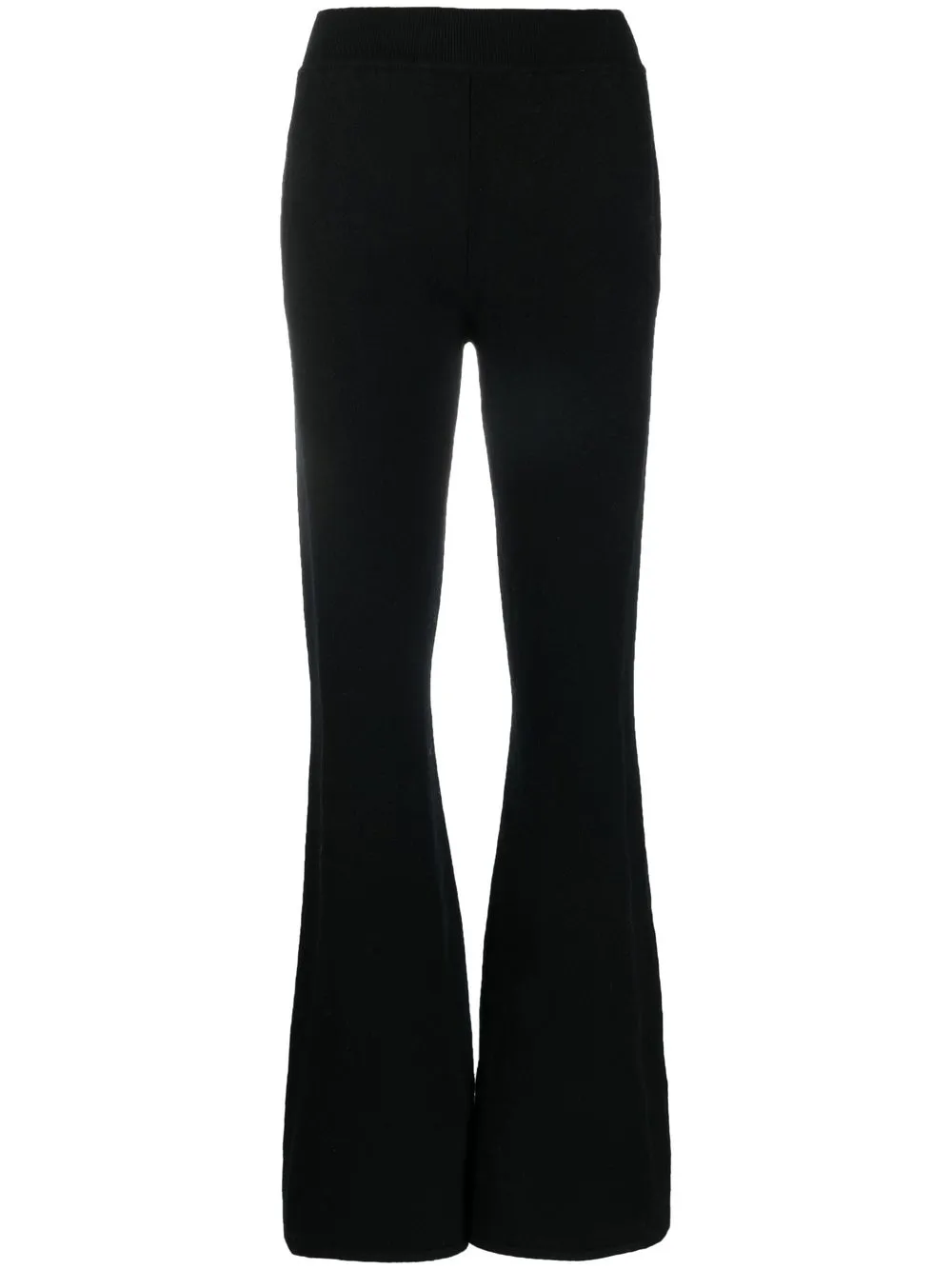 

Alberta Ferretti pantalones acampanados de tejido fino - Negro