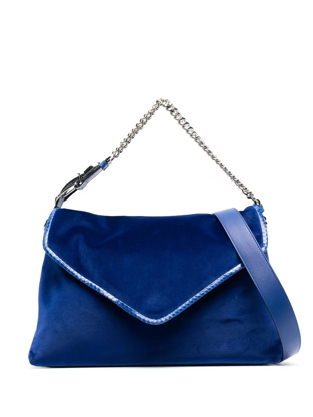 

Alberta Ferretti tote estilo sobre - Azul