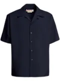 Marni Tropical wool bowling shirt - Blue