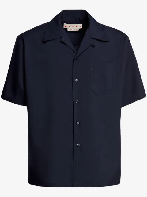 Marni Tropical wool bowling shirt