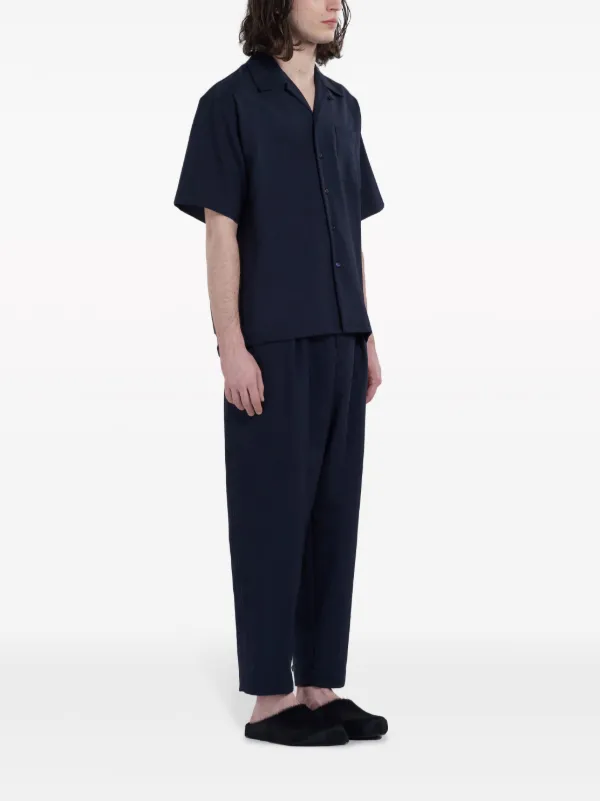 Marni Tropical Wool Bowling Shirt | Blue | FARFETCH SG