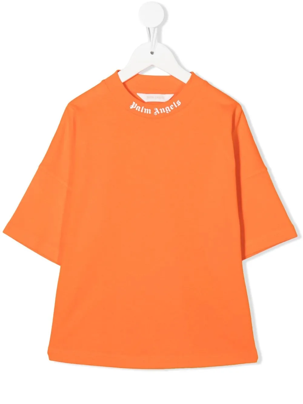 

Palm Angels Kids playera con logo estampado - Naranja