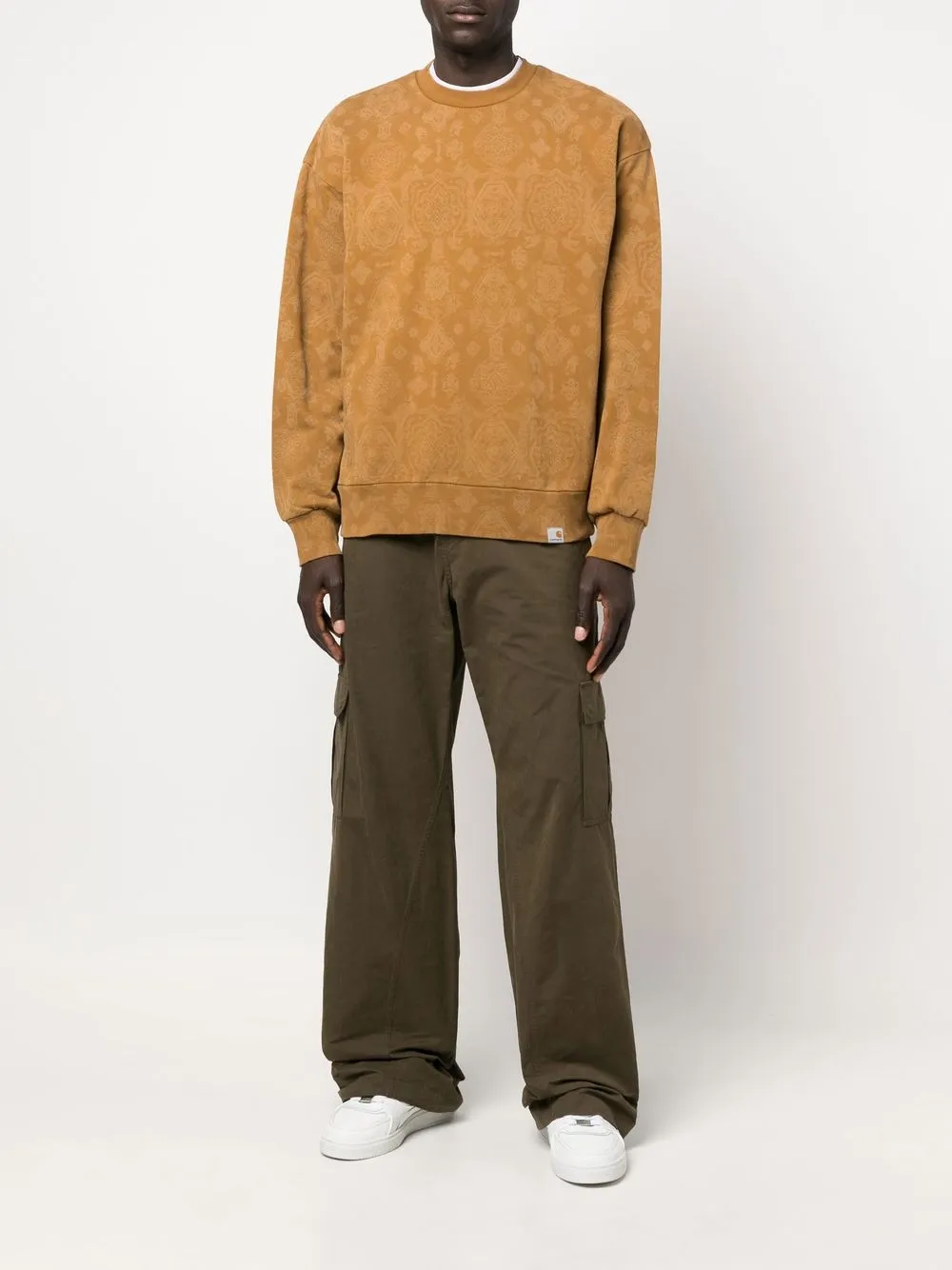 Carhartt WIP Sweater met barokprint - Bruin