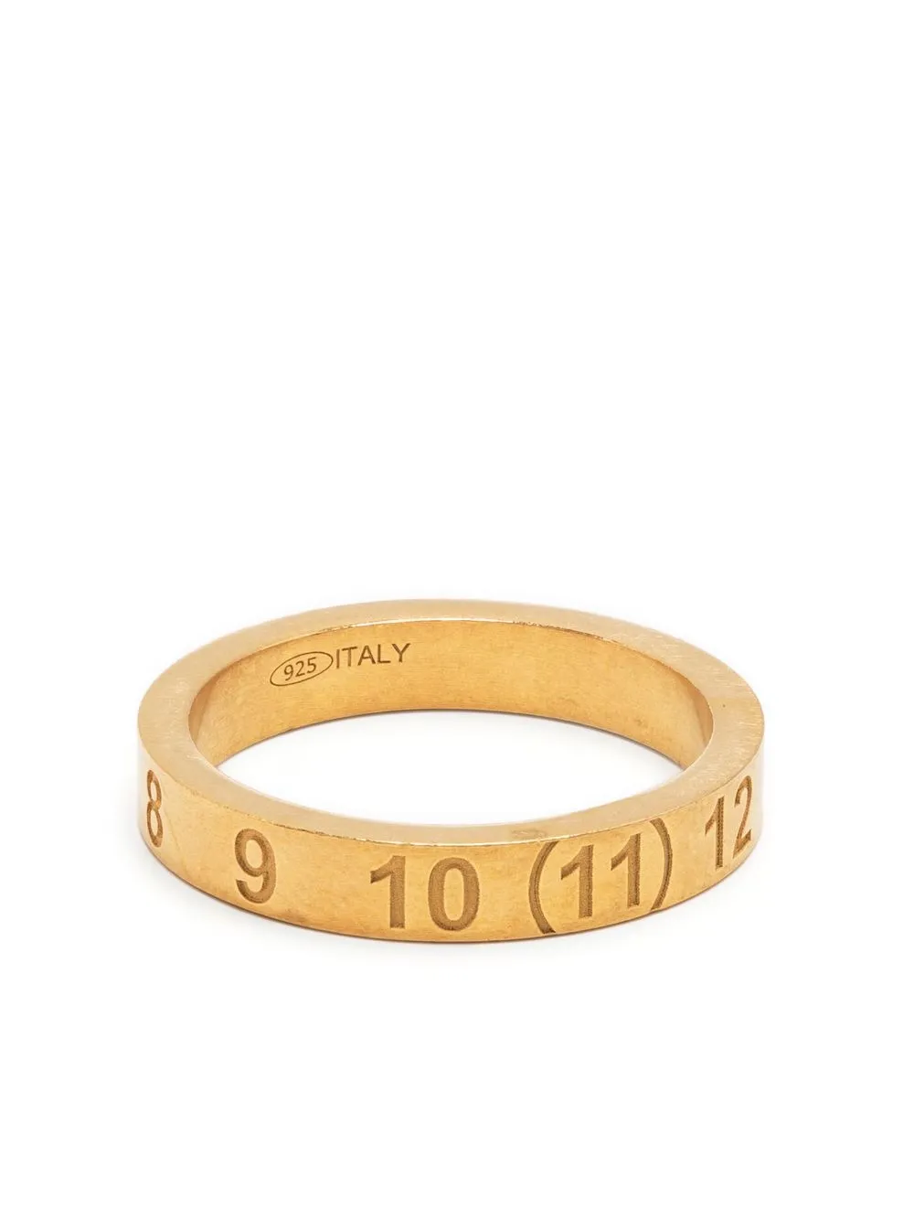 

Maison Margiela numbers logo-engraved ring - Gold