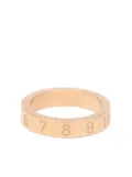 Maison Margiela Numerical engraved ring - Gold