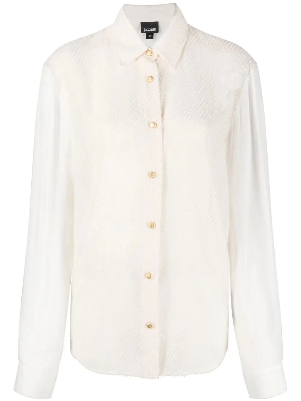 

Just Cavalli camisa con botones - Blanco