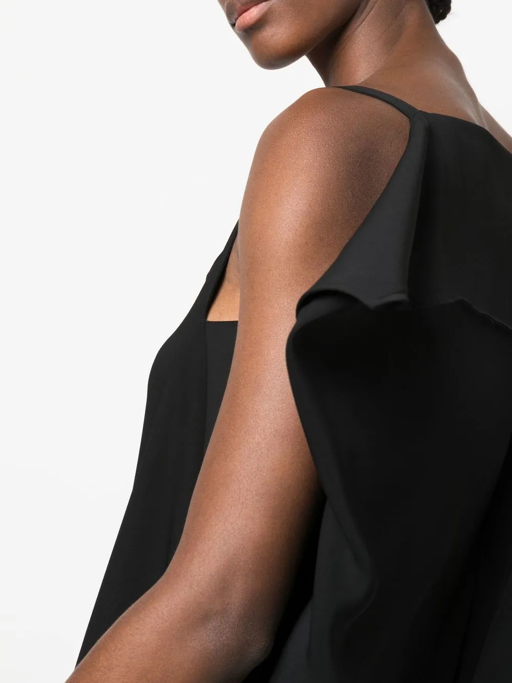 square-neck sleeveless dress