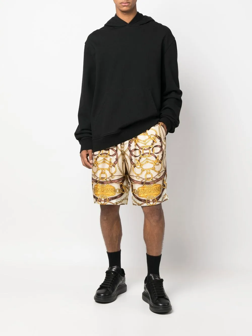 Moschino Zijden shorts - Beige