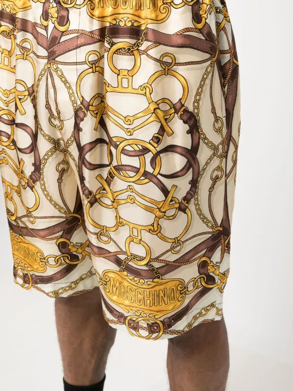Silk shorts mens top