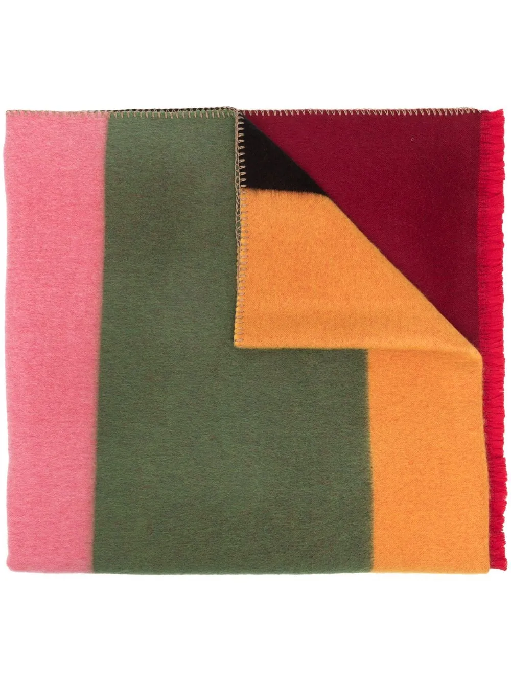 

ETRO Jacquard striped scarf - Pink