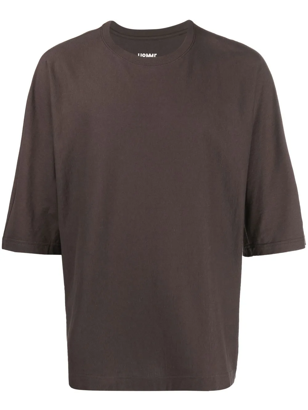 

Homme Plissé Issey Miyake crew neck short-sleeved T-shirt - Brown