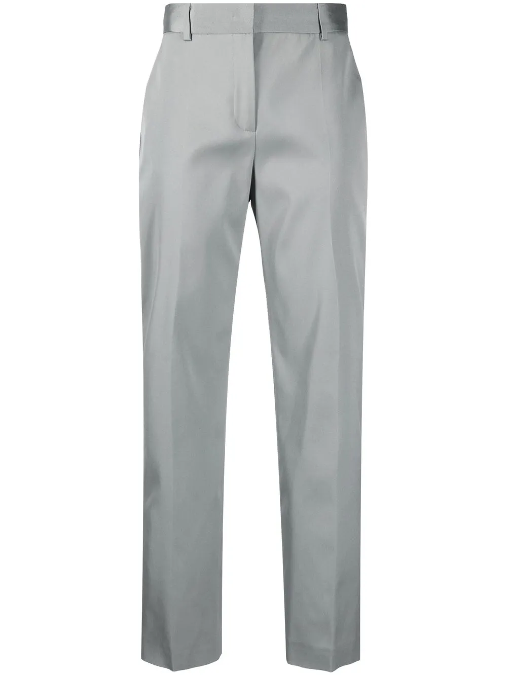 

Alberta Ferretti pantalones rectos con tiro alto - Gris