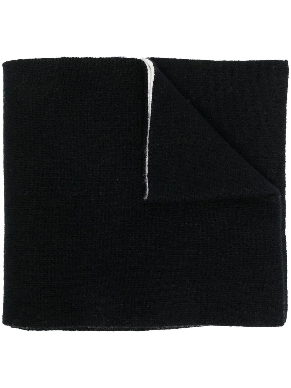 

Alberta Ferretti mascada con eslogan estampado - Negro