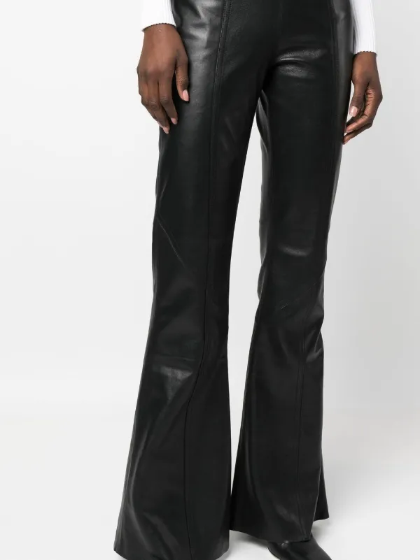 パンツ A FERRETTI Woman Pants Black 03111618 0555 Alberta Ferretti tailored-cut wide-leg Trousers | Black