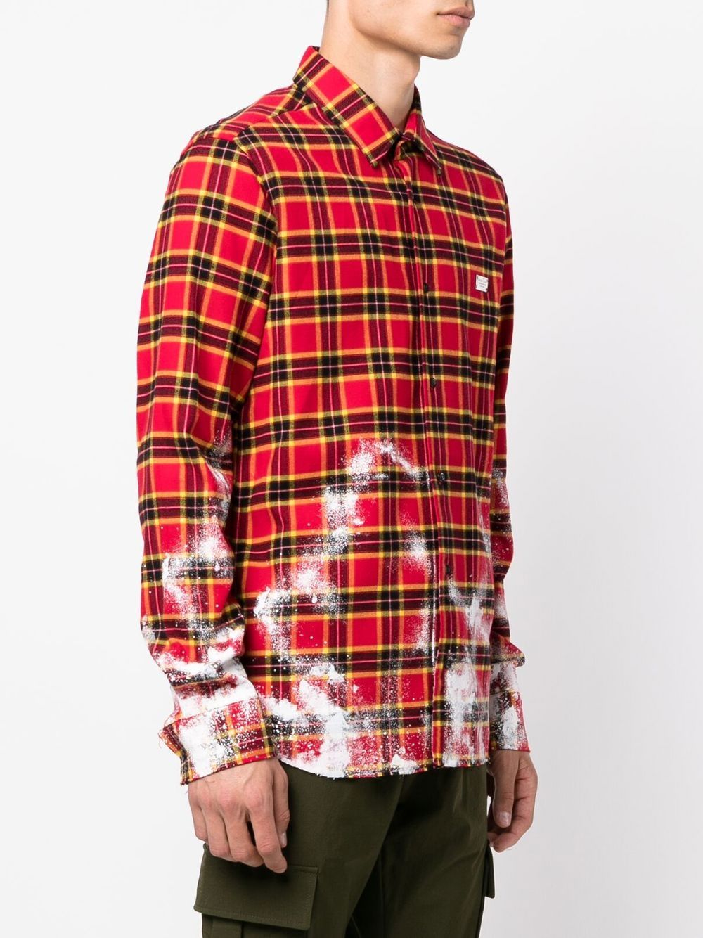 Philipp Plein flannel logo shirt Men