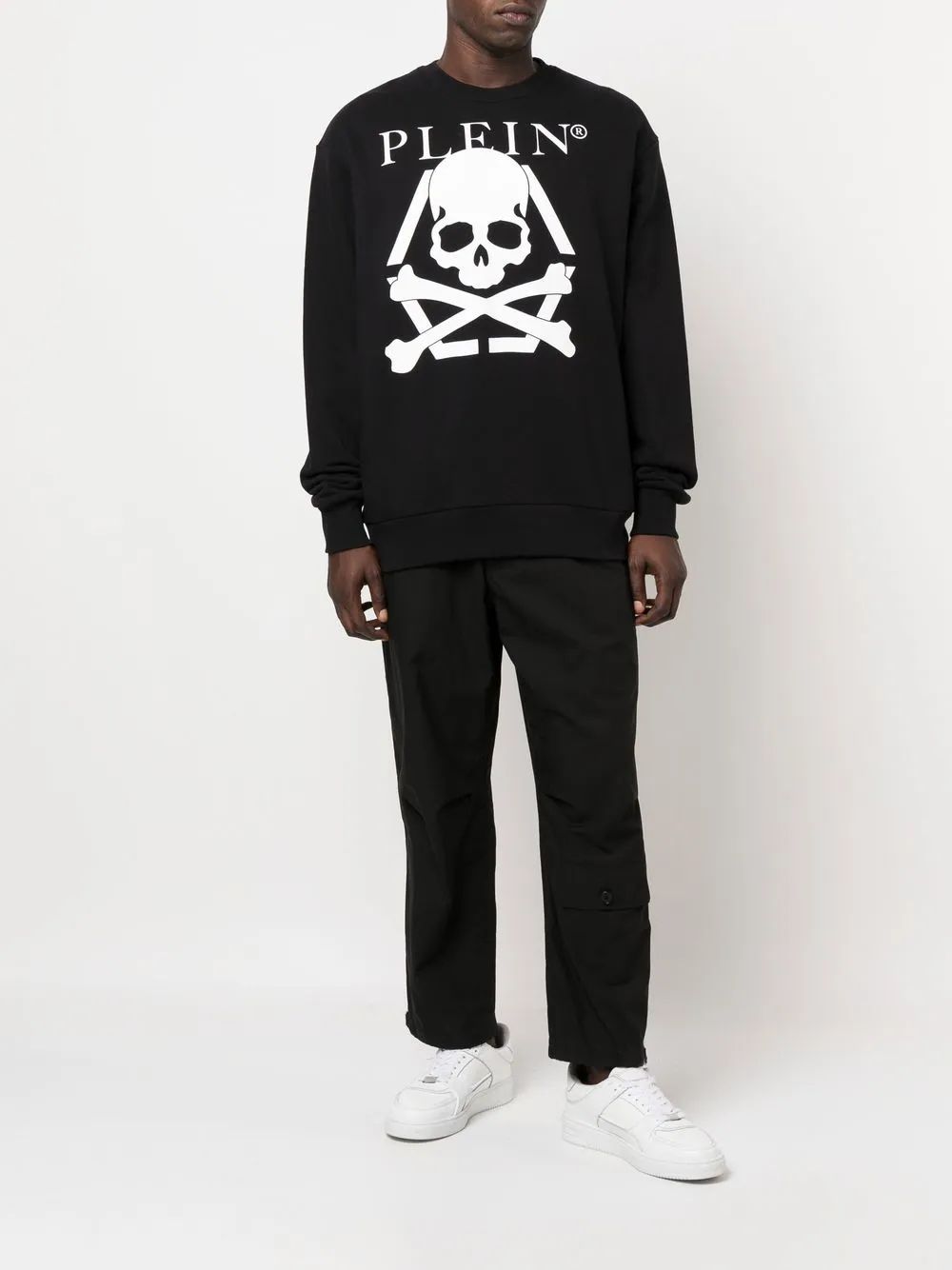 Philipp Plein Sweater met ronde hals - Zwart
