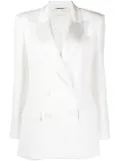 Alberta Ferretti double-breasted tailored blazer - White