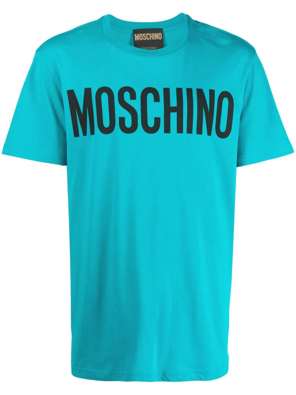 

Moschino playera con logo estampado - Verde