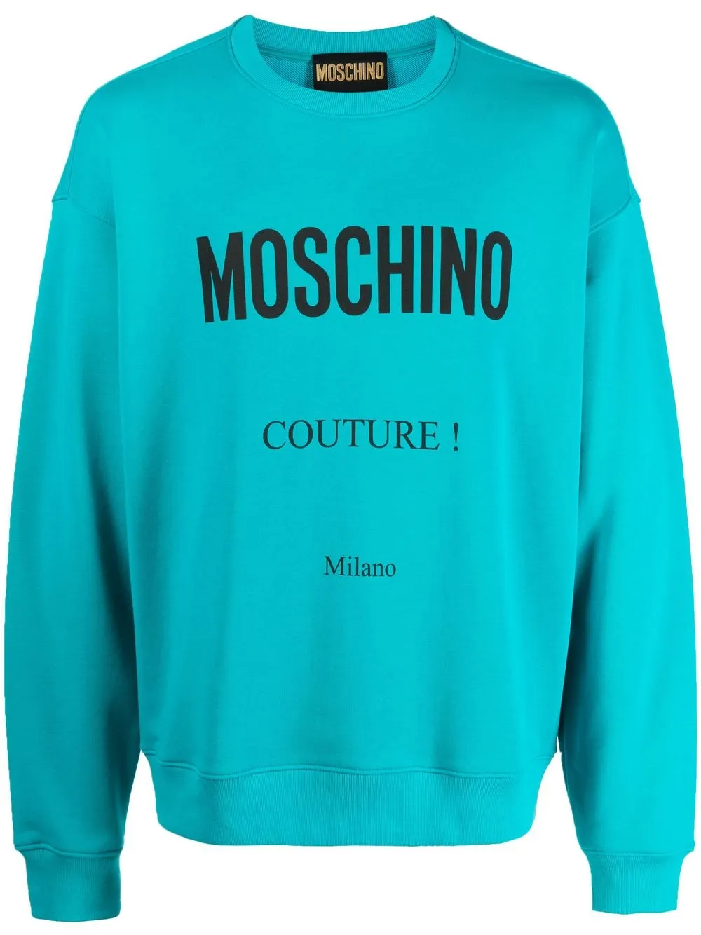 

Moschino sudadera con logo estampado - Verde