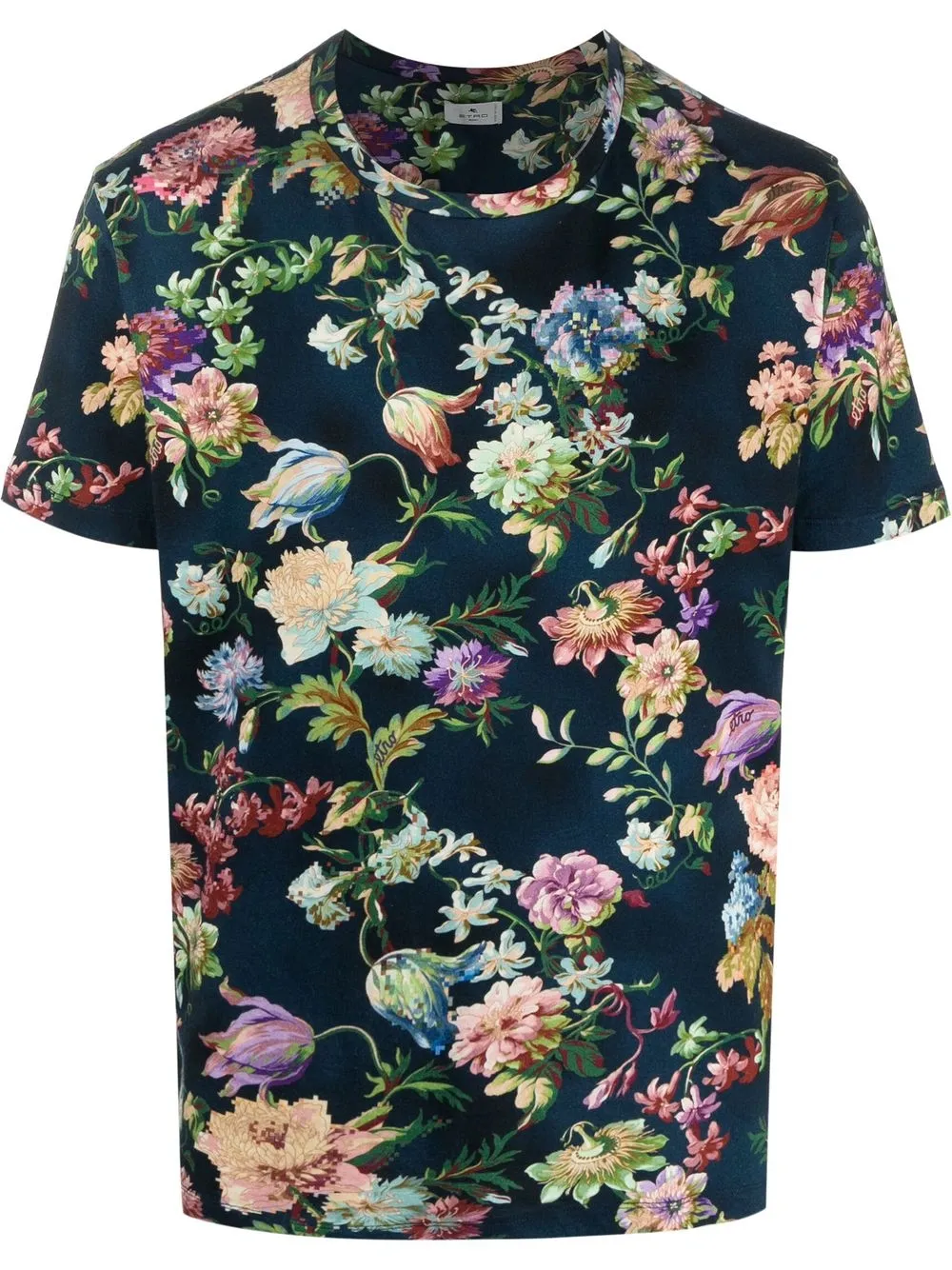 

ETRO playera con estampado floral - Azul