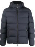 Moorer long sleeve padded jacket - Blue