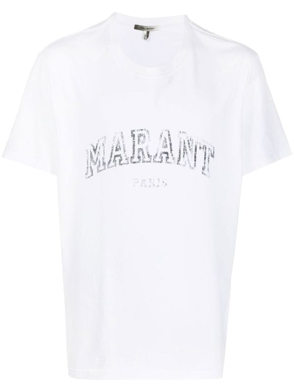 Men's Guizy &Quot;Marant&Quot; Cotton Tee Shirt In Black