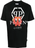 Philipp Plein monster logo graphic T-shirt - Black