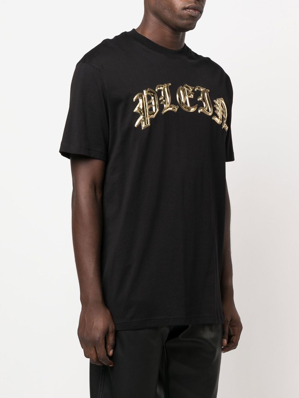 Philipp Plein logo-applique cotton T-shirt Men