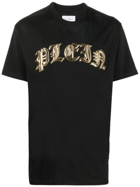 Philipp Plein logo-applique cotton T-shirt Men