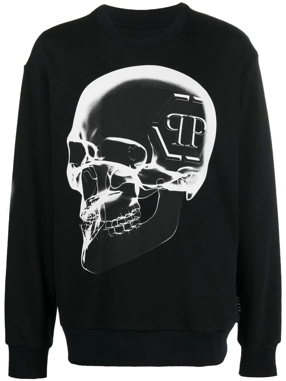 

Philipp Plein skull-print cotton sweatshirt - Black