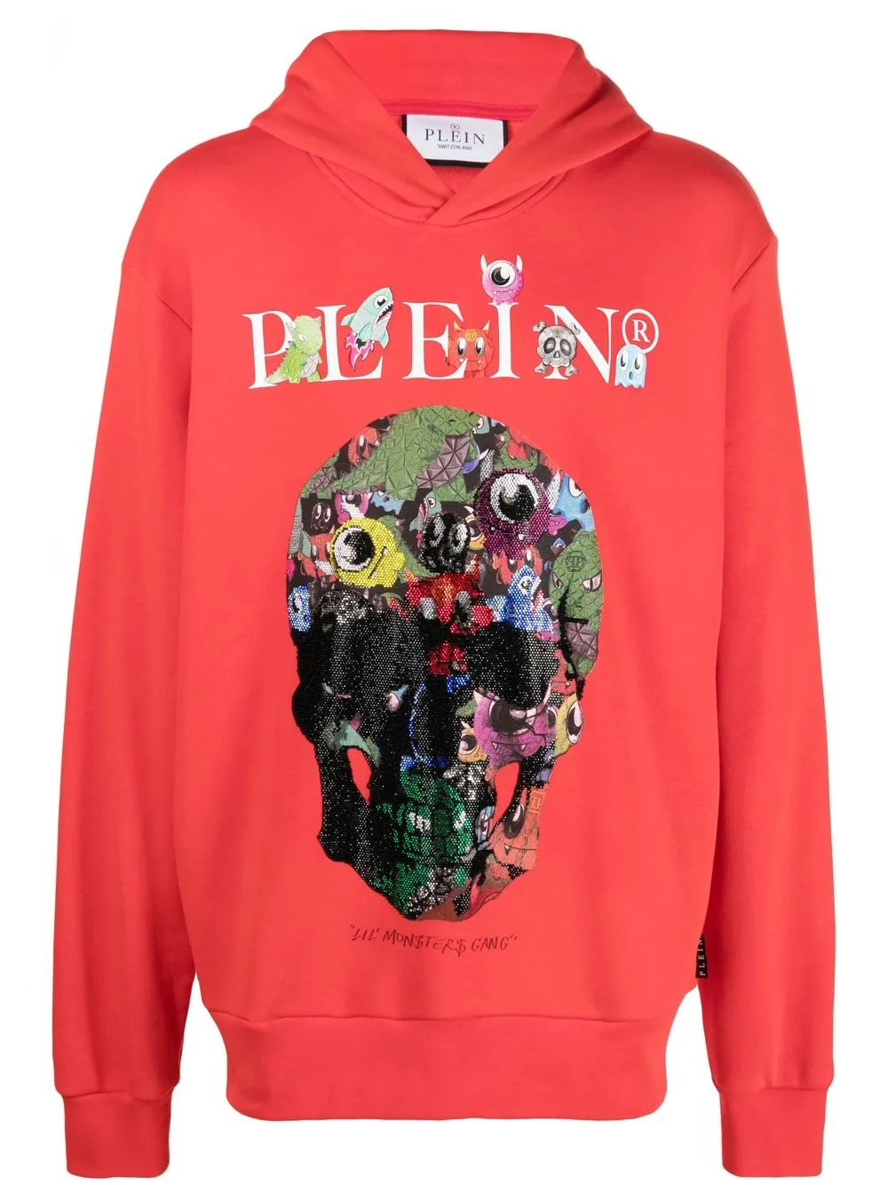

Philipp Plein hoodie con estampado gráfico - Rojo