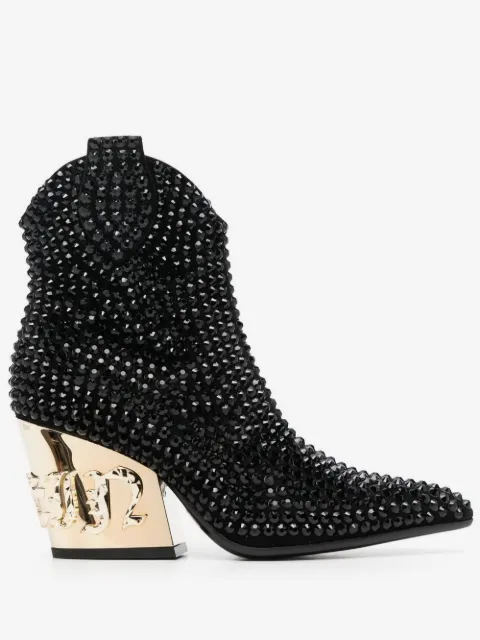 Philipp Plein botas Gothic Plein con tacón de 80mm