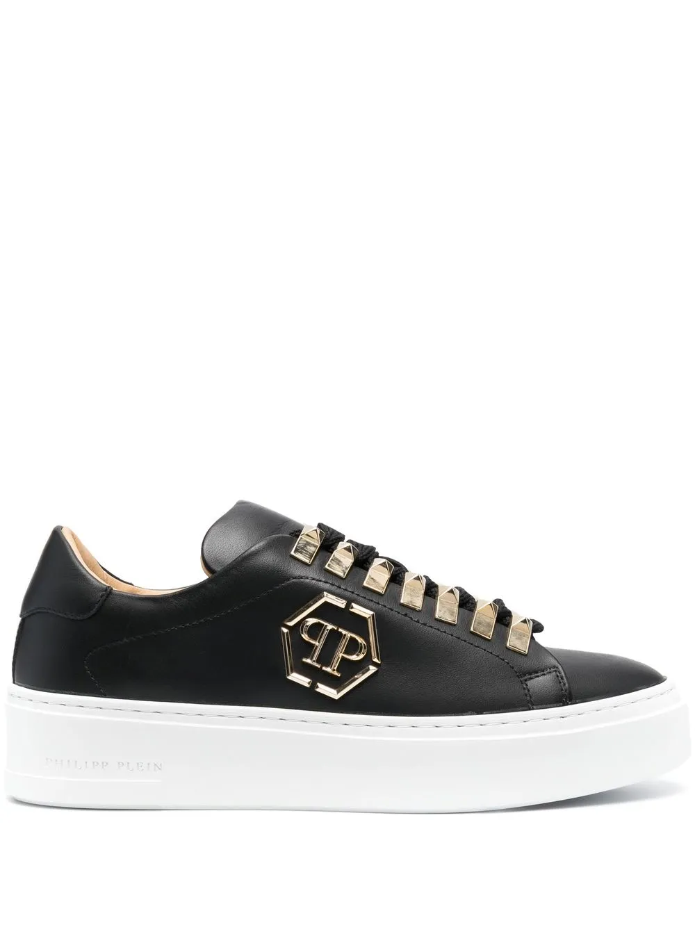 

Philipp Plein logo-plaque low-top sneakers - Black