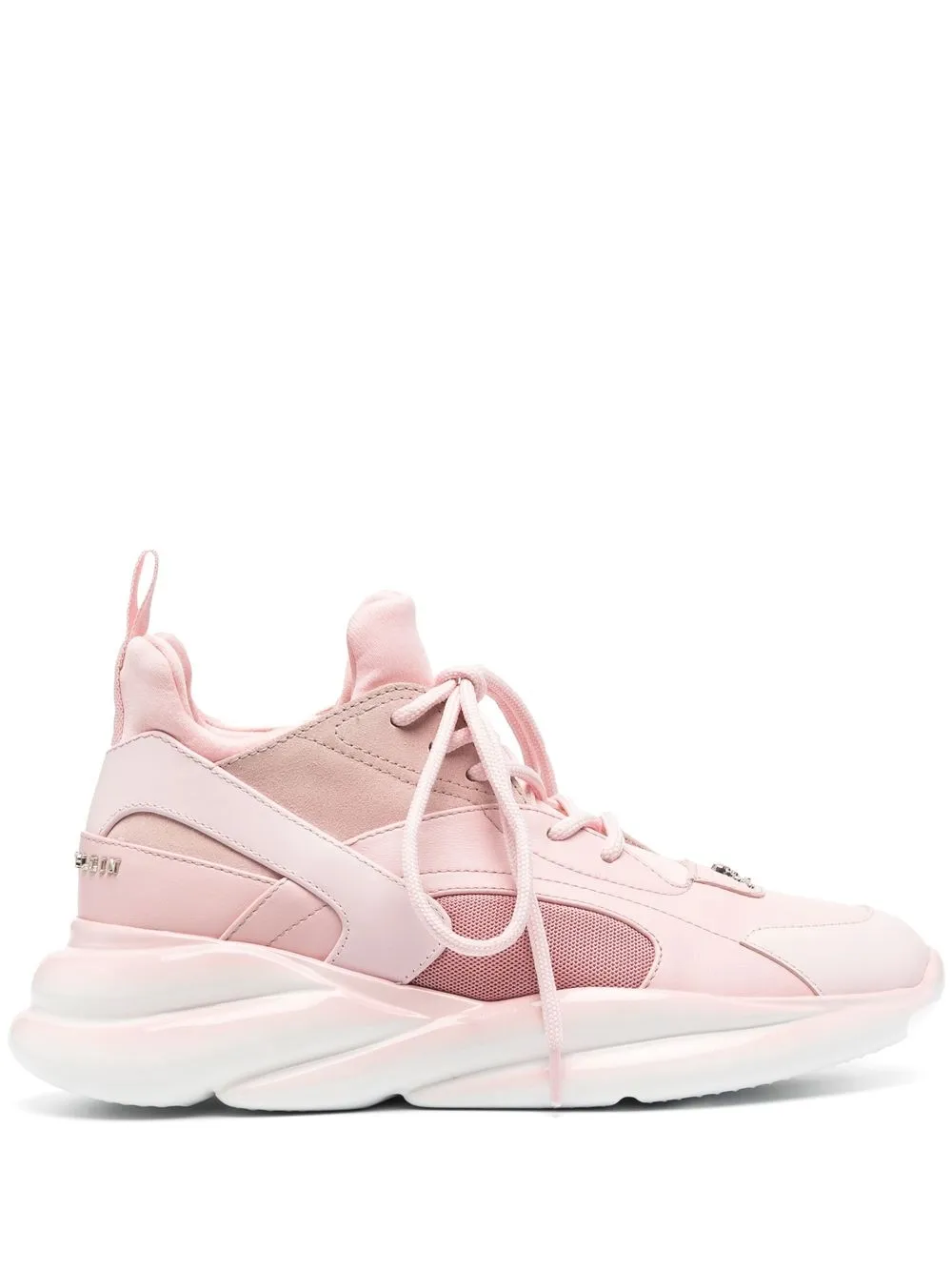 

Philipp Plein skull-logo low-top sneakers - Pink